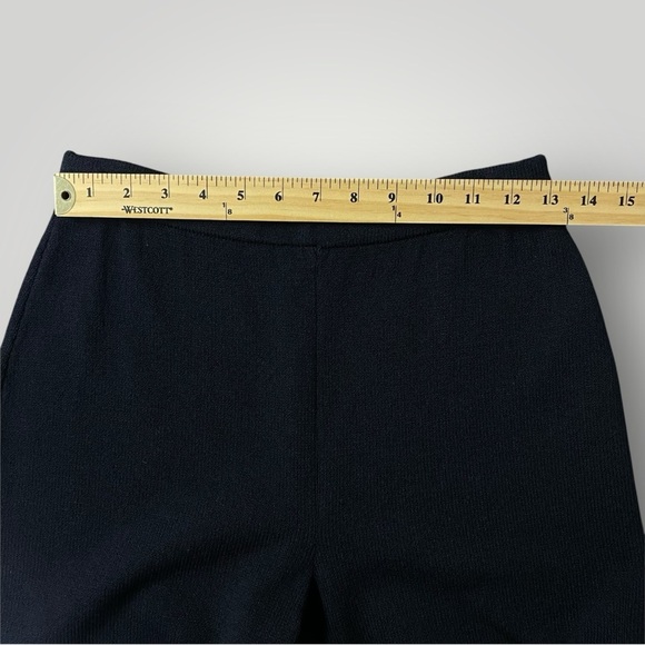 ST.JOHN  Santana Knit Pants Black Sz 6 - Picture 7 of 9